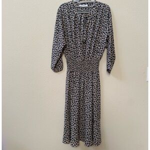 Gerard Darel  Waisted print midi dress